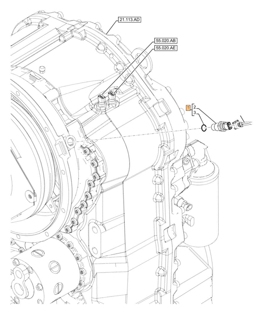 Sensor De Velocidade New Holland 8603397 | New Holland Peças